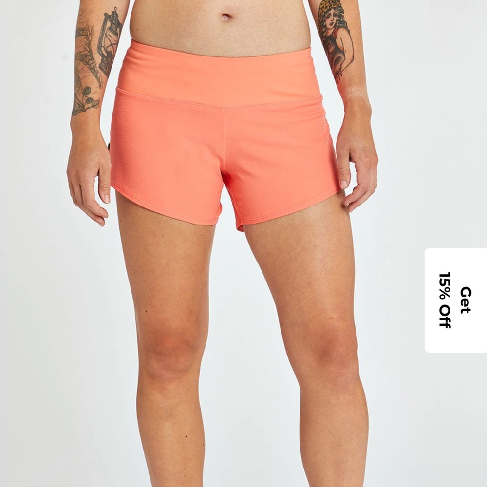 Oiselle Roga Shorts, Coho, 10, NWT
